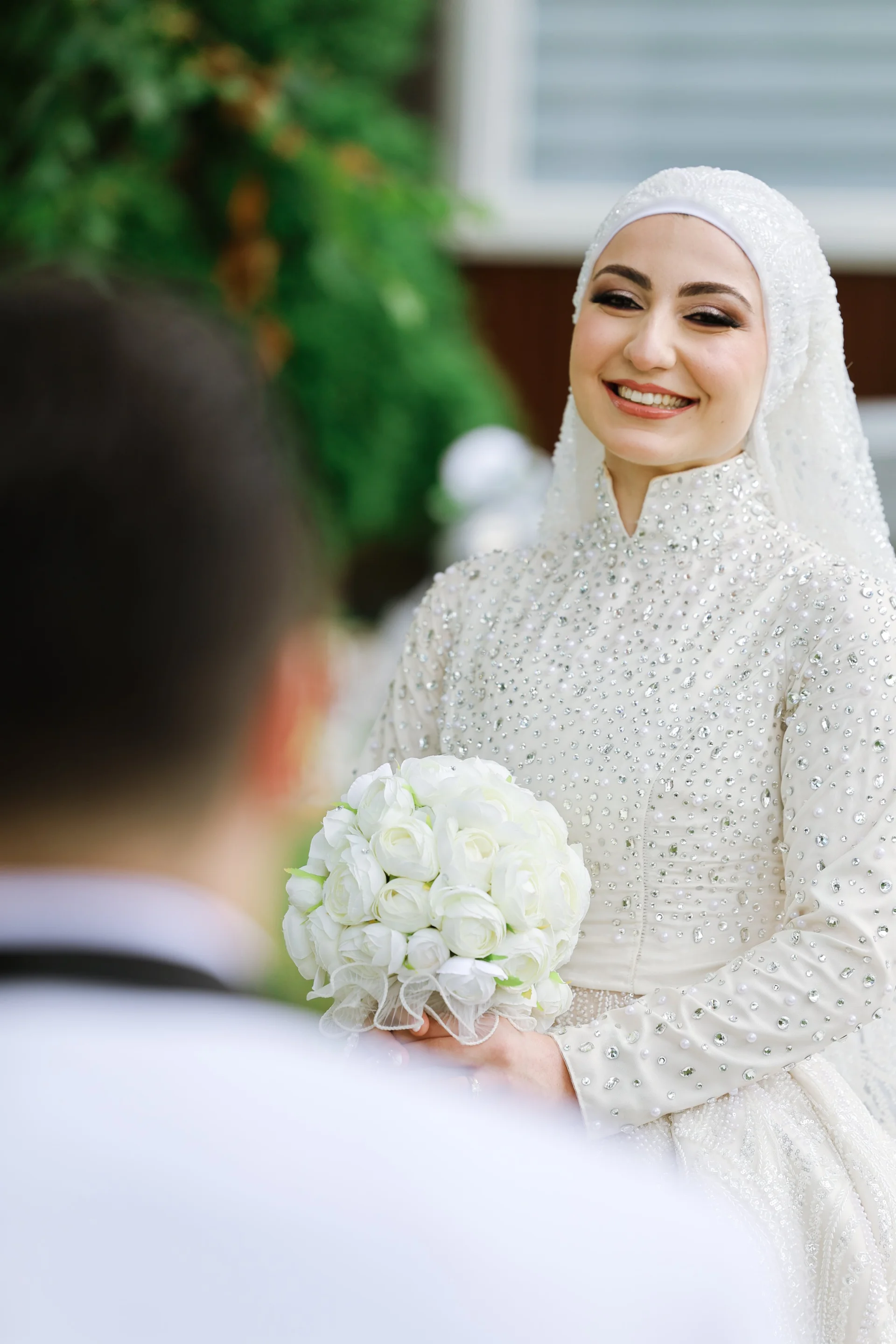 A Quiet Bridal Moment